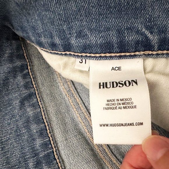 NWT $195 HUDSON Mens Size 31 Ace Skinny Fit Leg Stretch Denim Jeans in DONTE - Picture 11 of 15